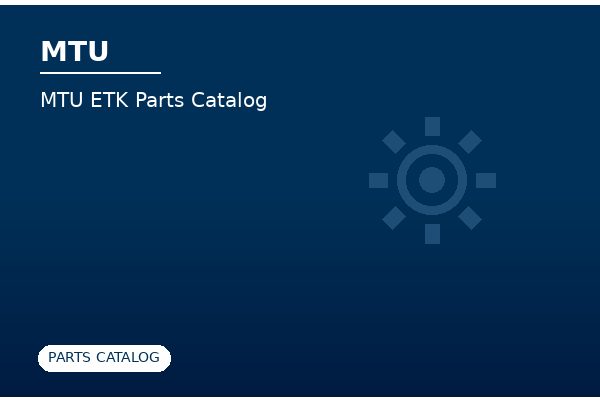 MTU ETK Parts Catalog