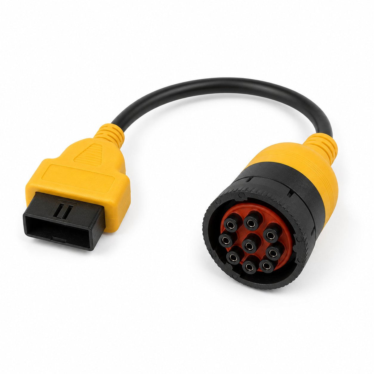 PRIMOTIX CAT-Style 9-Pin to OBD2 16-Pin Female Diagnostic Adapter Cable